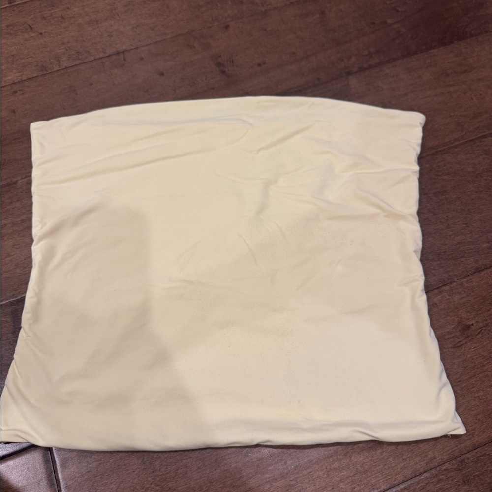 Cream Yellow Tube Top